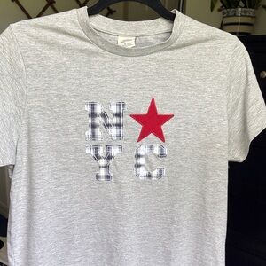 Urban Outfitters - NYC Star Applique Graphic Slim Tee